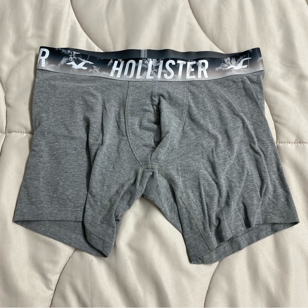Gray Hollister Longer Length Boxers